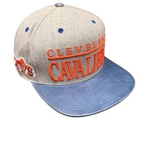 Cleveland Cavaliers Mitchell & Ness Snapback Hat Cap Blue Gray New